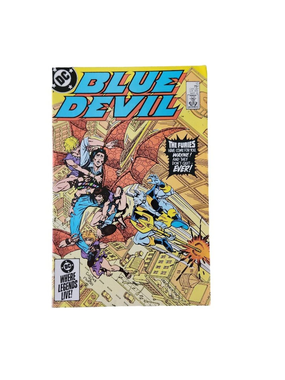 DC Comics Blue Devil #10 1985 Comic Book Collector Bagged Boarded